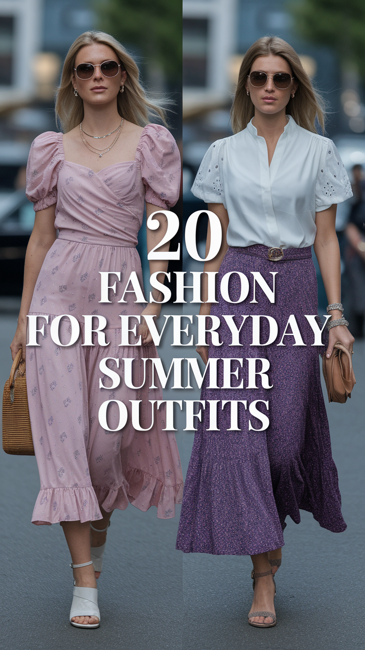 20 Classy and Cute Fashion 2025 Ideas for Everyday Summer Outfits Women Will Love