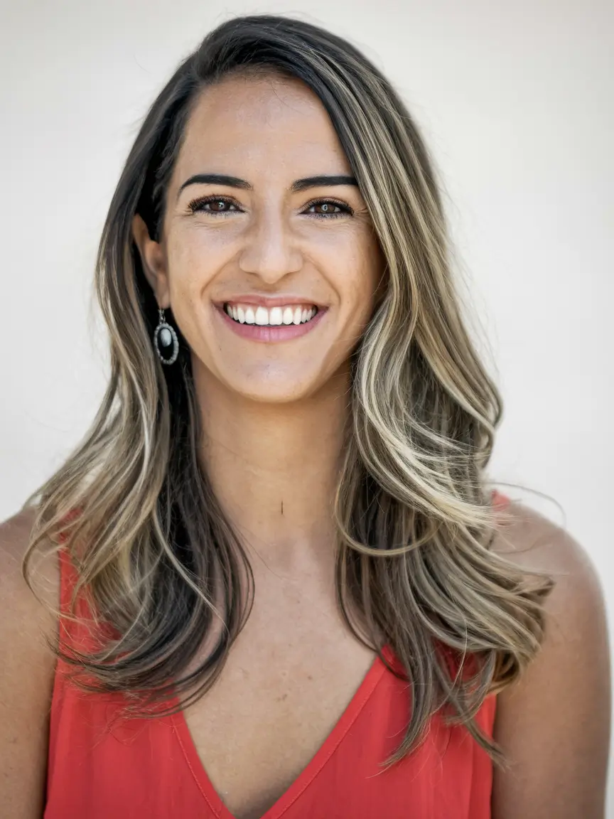 haircut for oval face - summer ideas 2025 Soft Beachy Layers with a Side Sweep