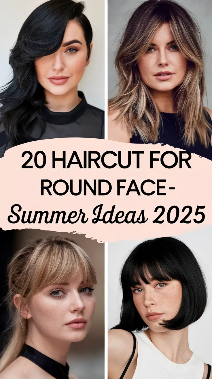 20+ Stunning Haircut for Round Face – Summer Ideas 2025 You’ll Want to Try Now
