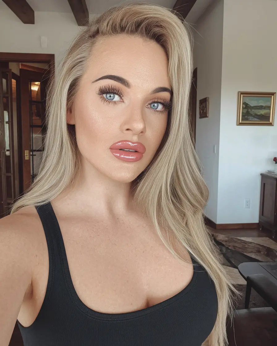 long haircut summer Side-Swept Hollywood Blonde Waves