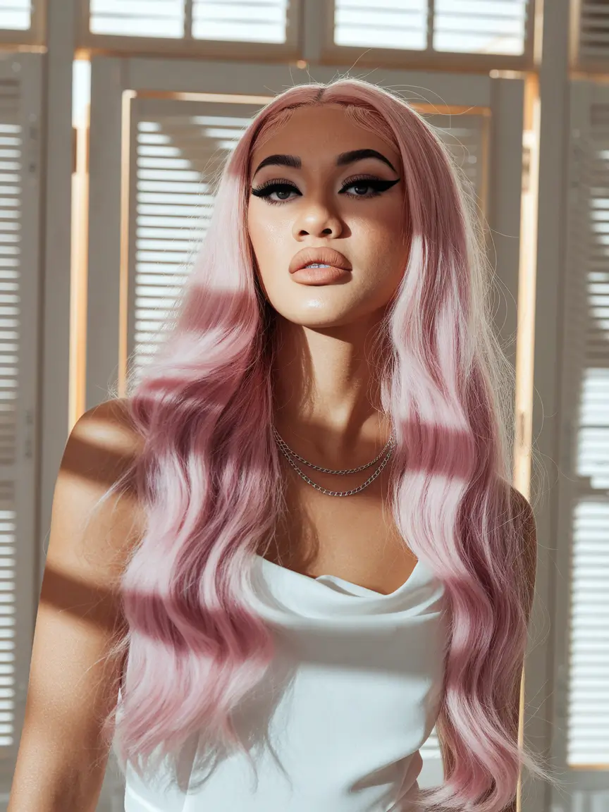 summer hair & color highlights 2025 pastel waves