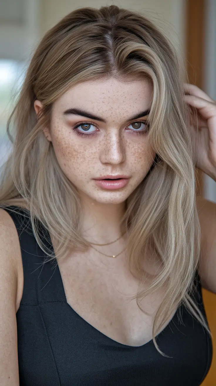 summer hair & color highlights 2025 beige medium blonde