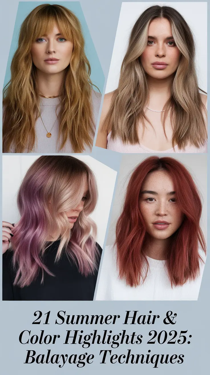 Summer Hair & Color Highlights 2025: Balayage Techniques That Transform Blondes and Brunettes