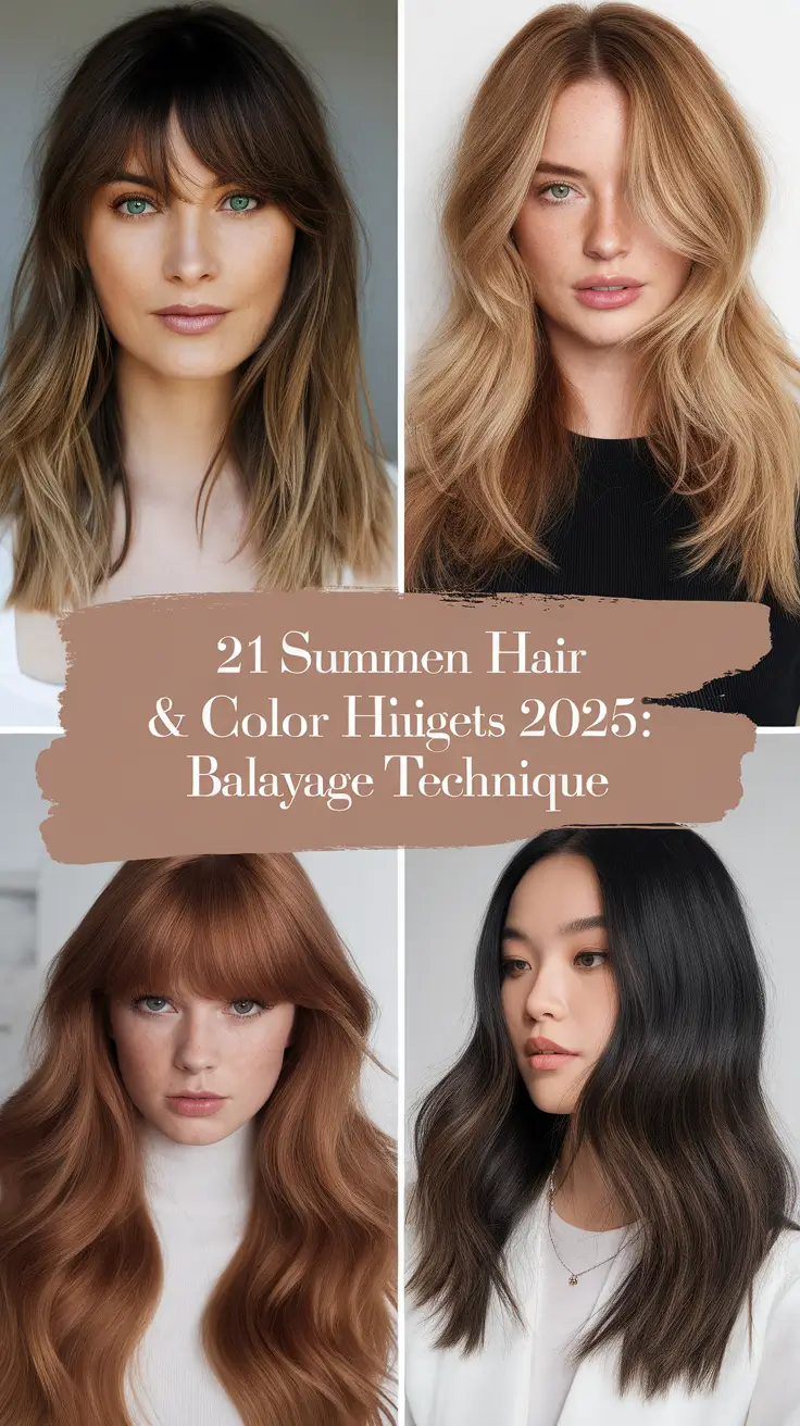 Summer Hair & Color Highlights 2025: Balayage Techniques That Transform Blondes and Brunettes