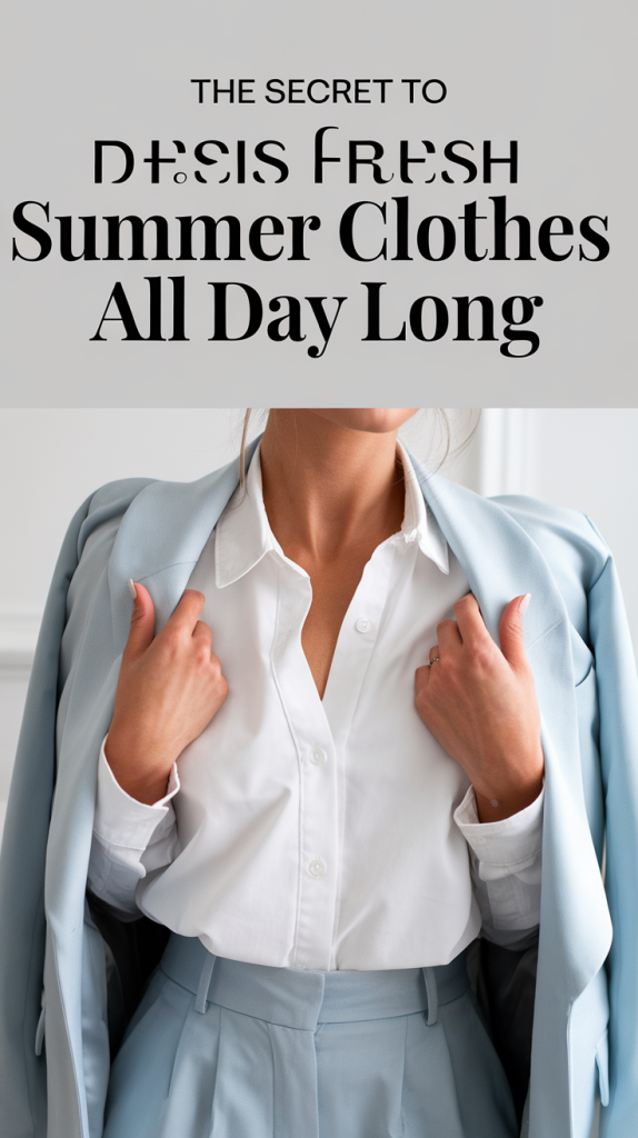 The Secret to Fresh Summer Clothes All Day Long in 2025
