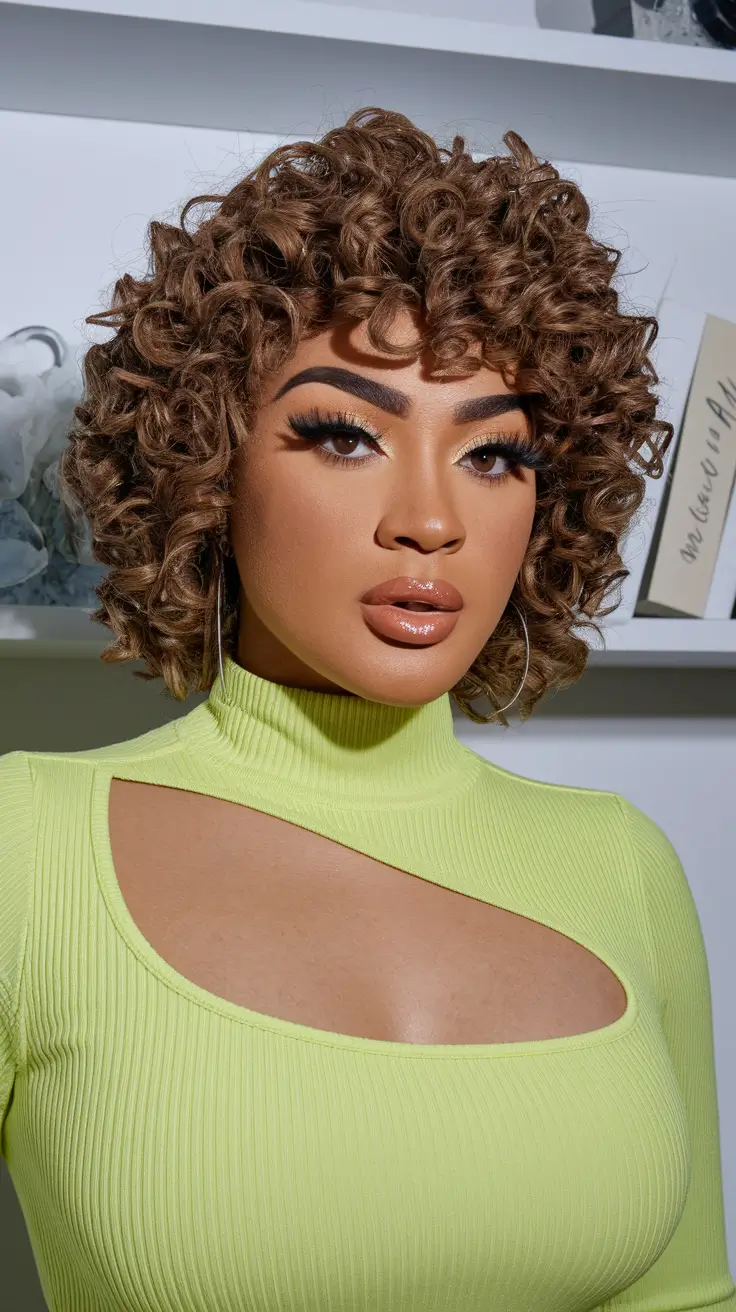 summer hairstyles defined ringlets with retro charm