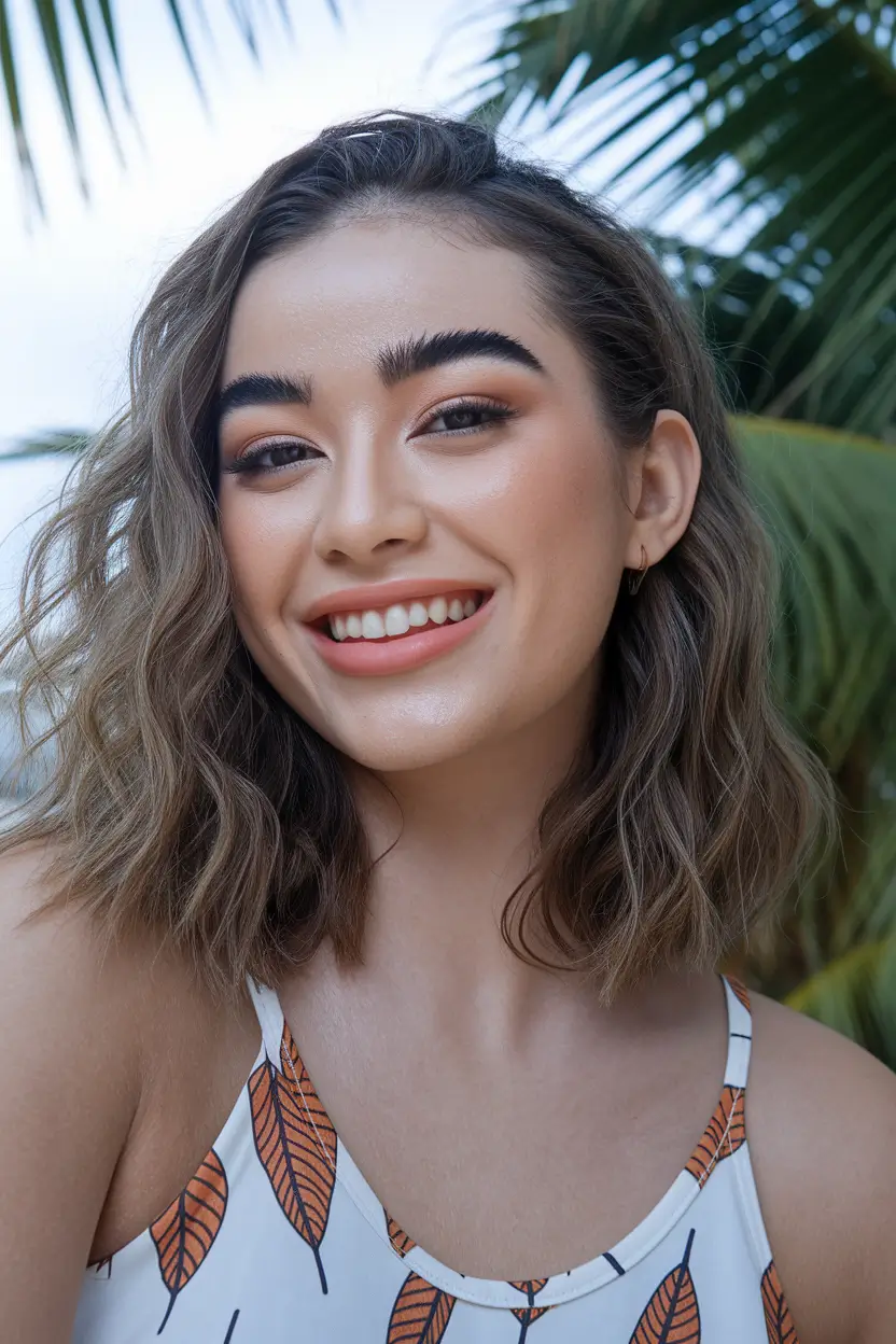 summer hairstyles short hair natural waves