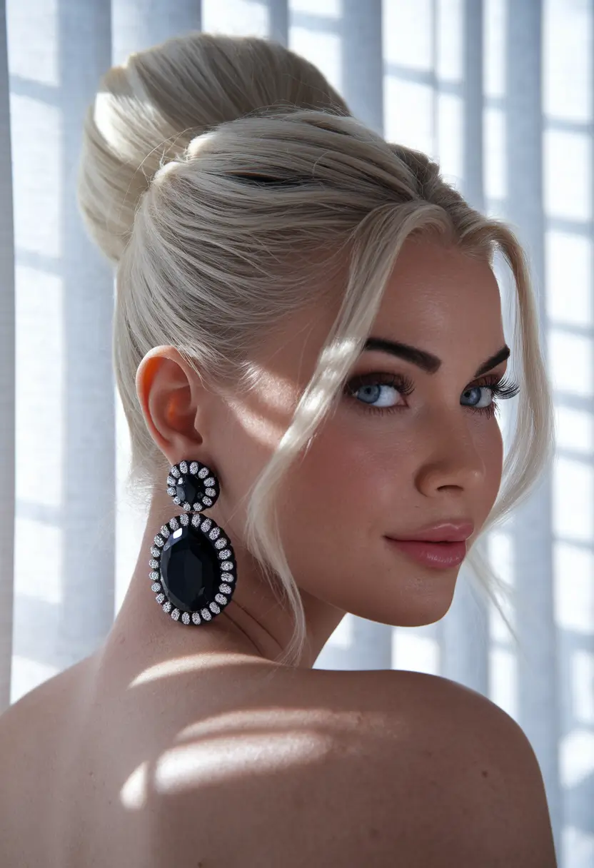 summer hairstyles updos elegant sleek bun