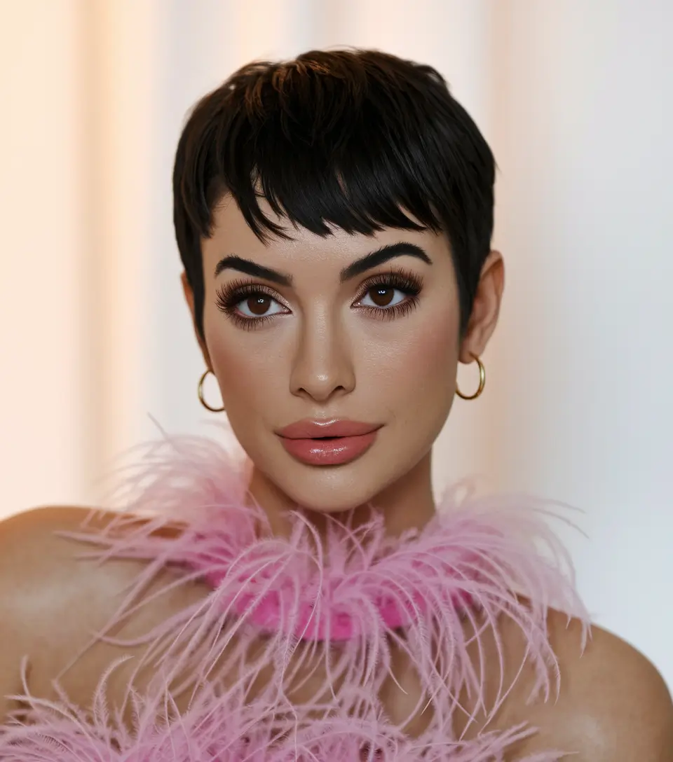 summer hairstyles short hair pixie bangs