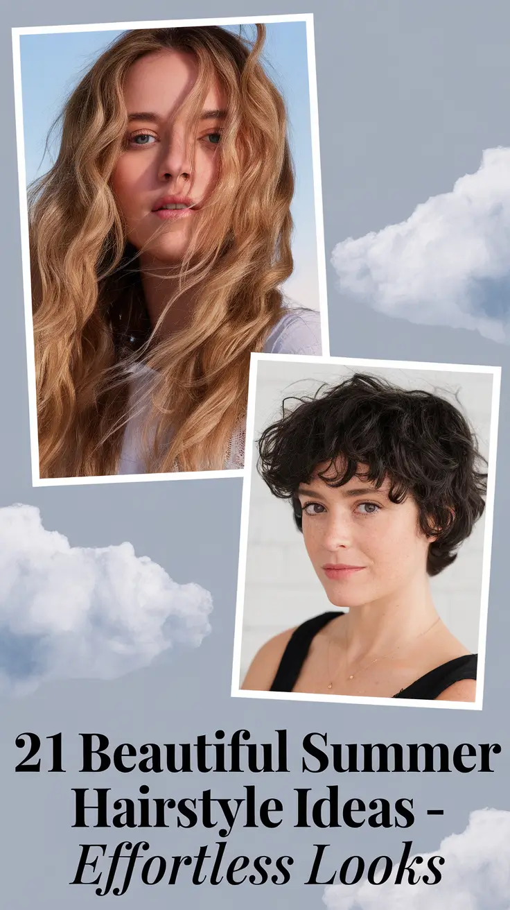 Beautiful Summer 2025 Hairstyle Ideas – Effortless Looks for All Hair Types