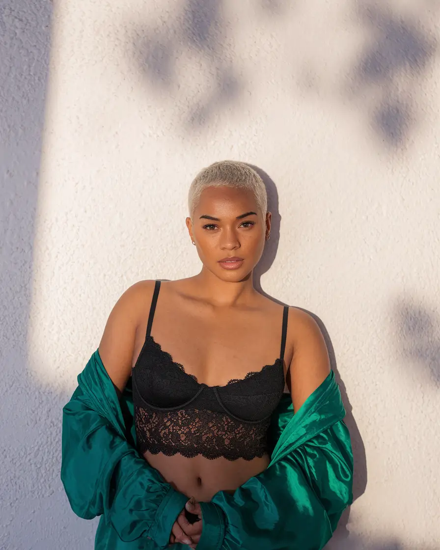 Best Short Haircuts Summer 2025 Platinum Blonde Buzz Cut