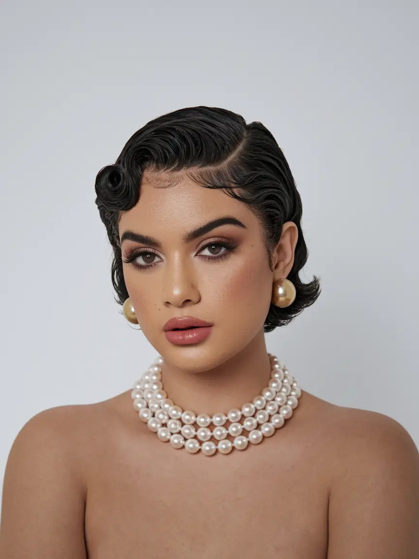 Best Short Haircuts Summer 2025 Vintage Finger Waves