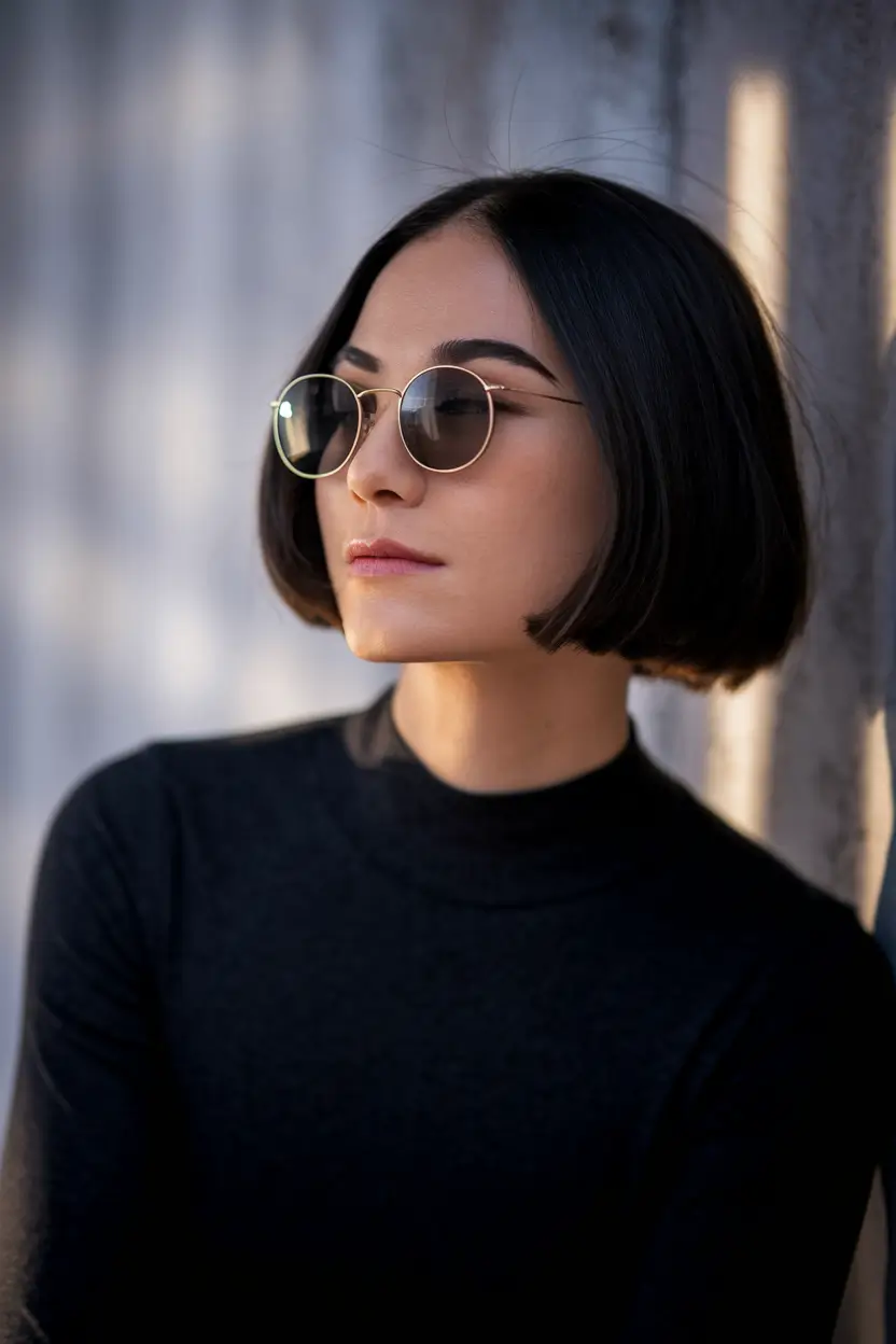 summer bob hairstyles rounded vintage bob with tucked ends