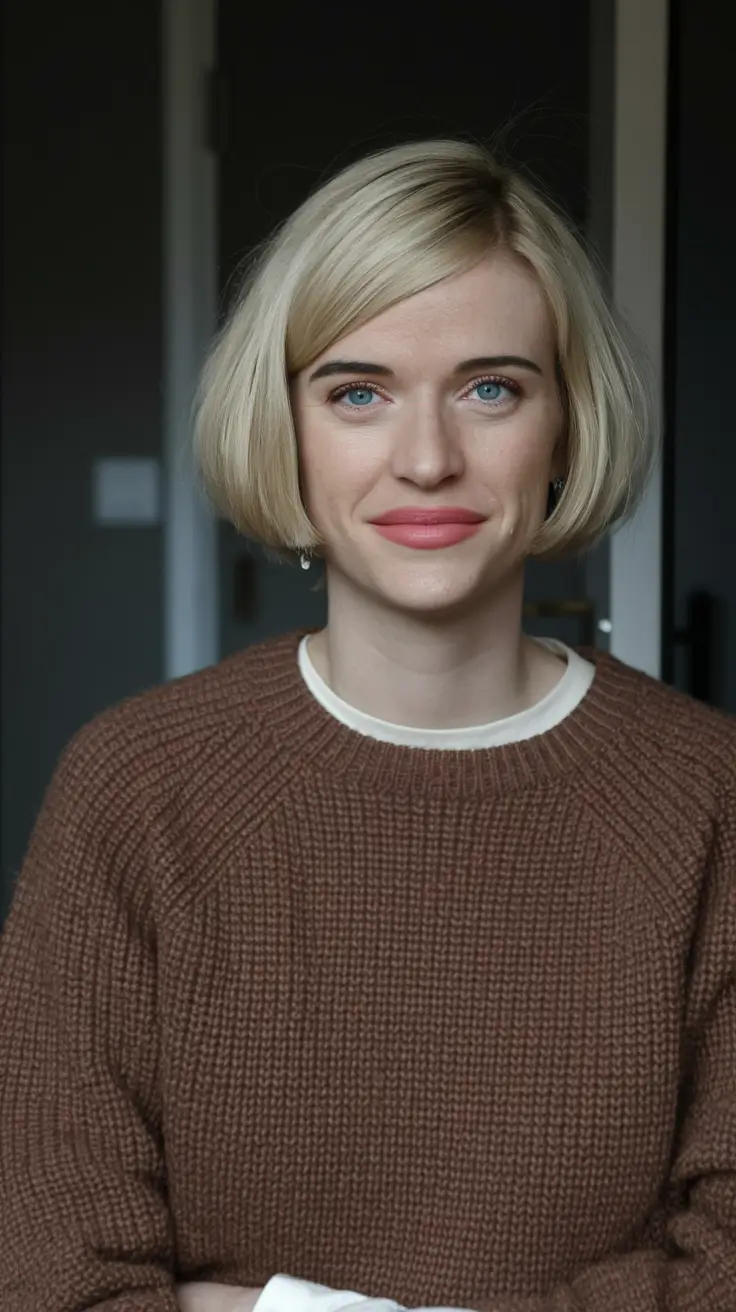 summer bob hairstyles bubble blonde bob with sweet volume