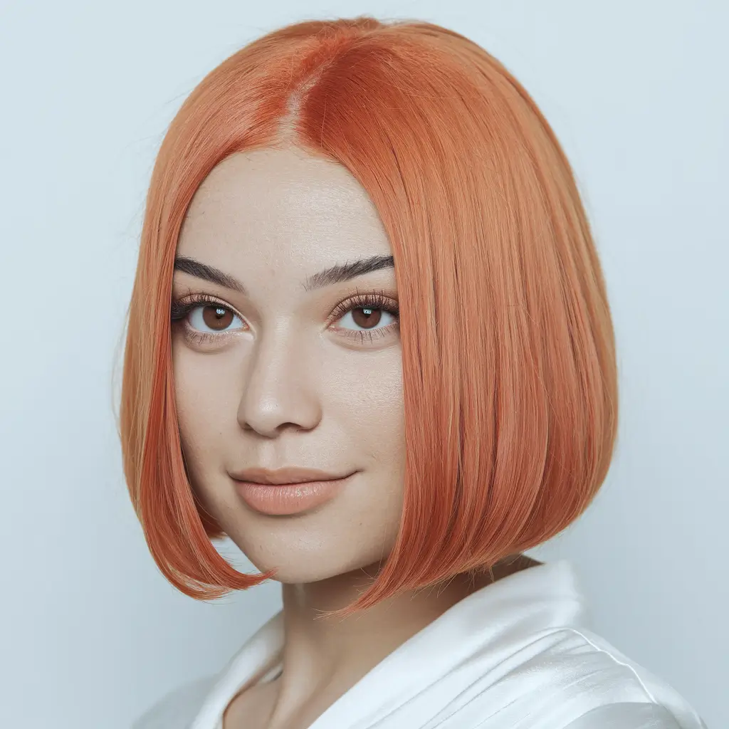 summer bob hairstyles peachy micro bob for the bold