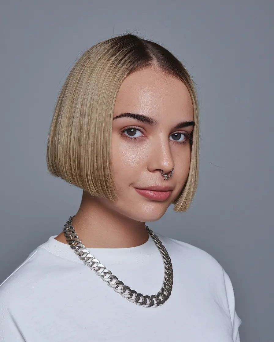 summer bob hairstyles cool girl blunt bob