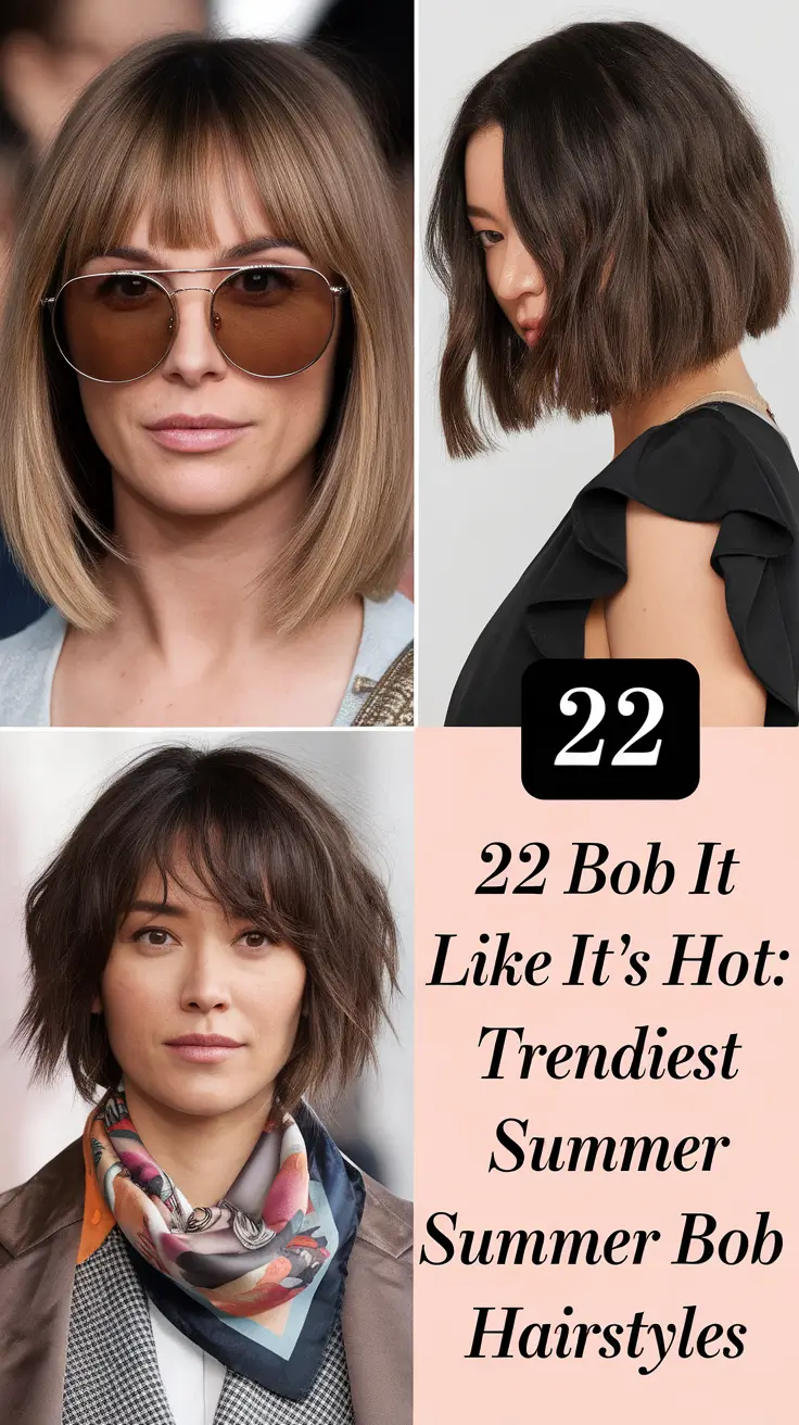 Bob It Like It’s Hot: Trendiest Summer Bob Hairstyles 2025 You’ll See Everywhere