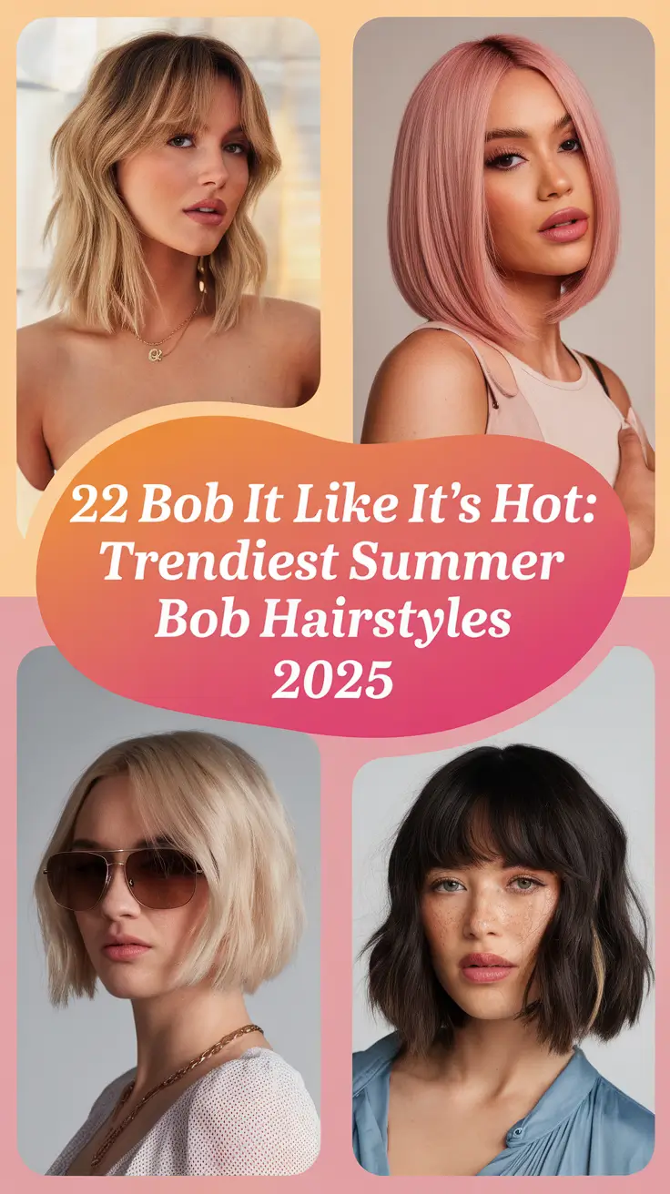 Bob It Like It’s Hot: Trendiest Summer Bob Hairstyles 2025 You’ll See Everywhere