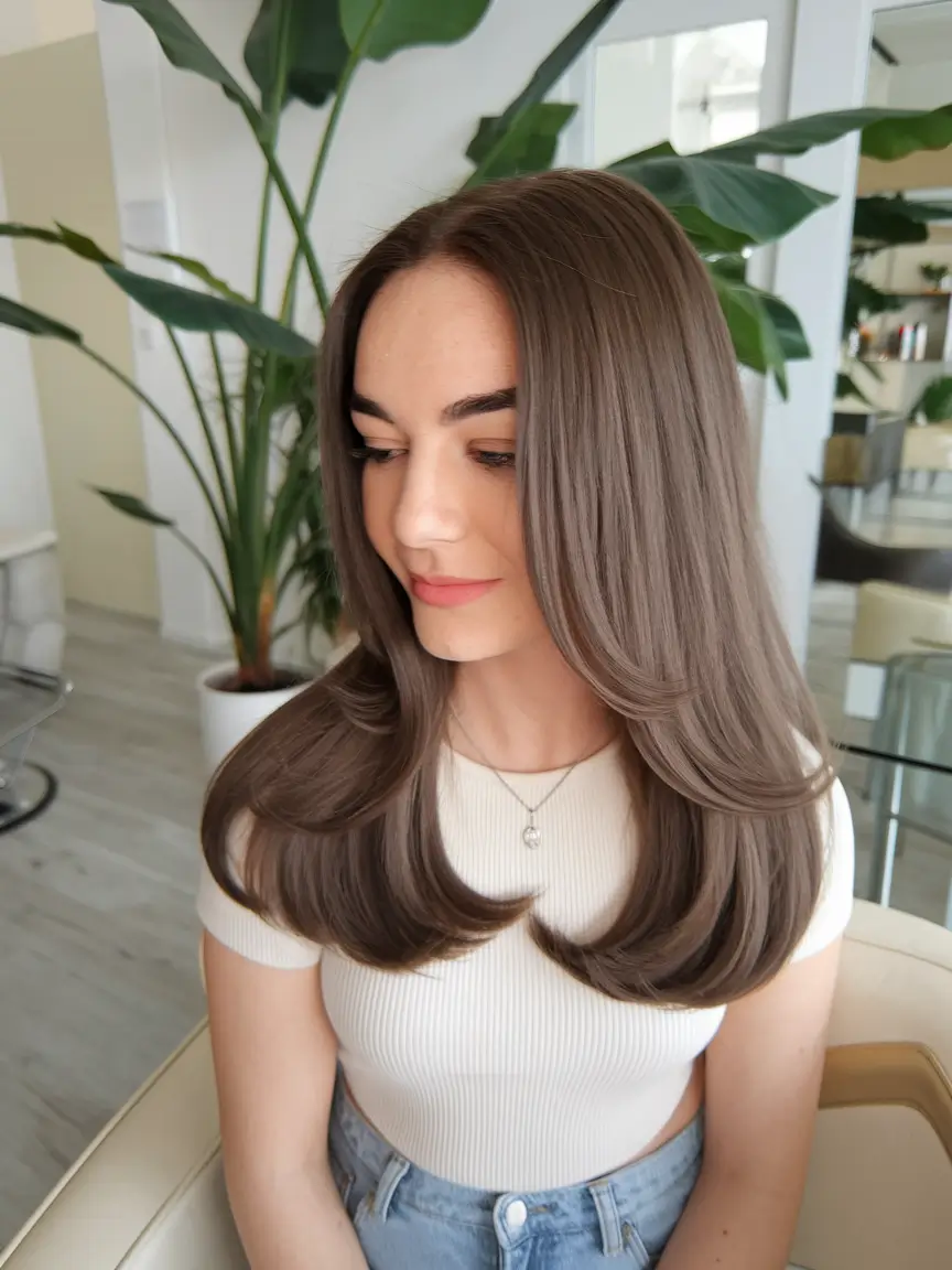butterfly haircut medium short thin hair Neat Flicks and Polished Layers