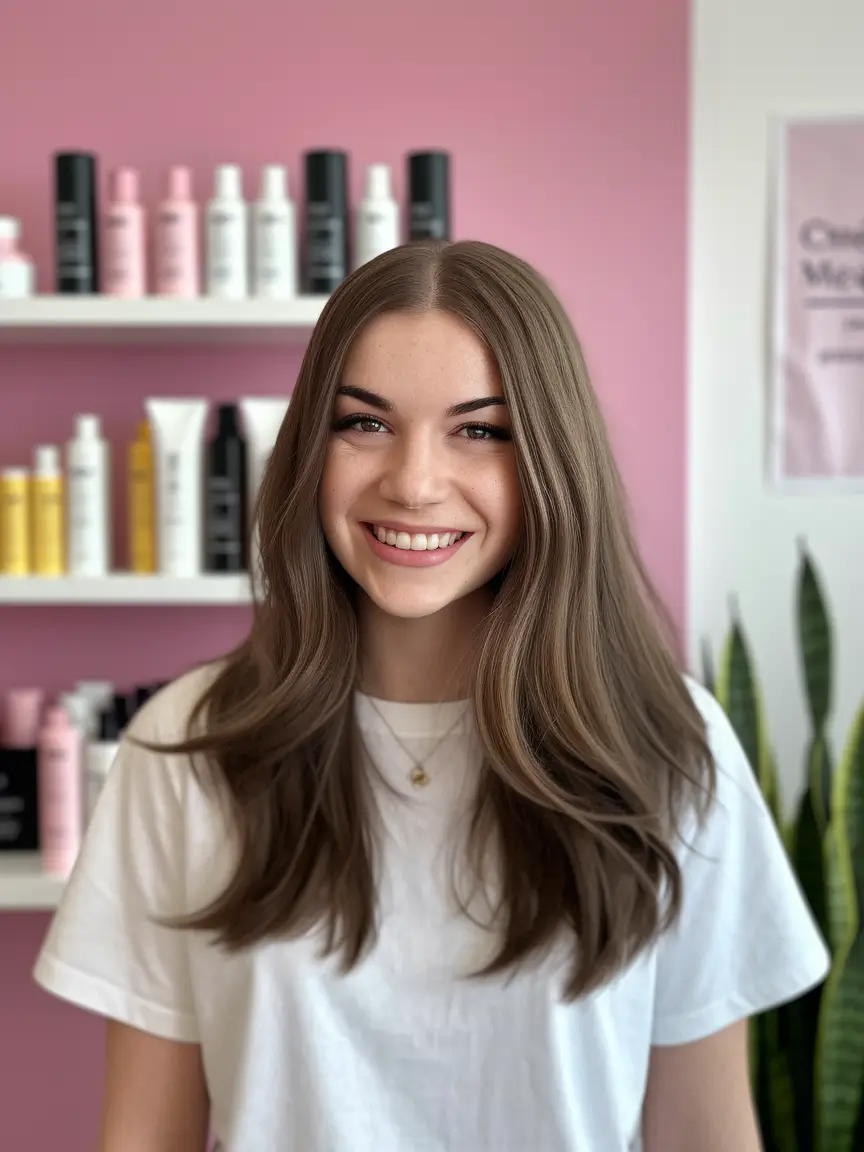butterfly haircut long hair Light Layers for a Natural Finish
