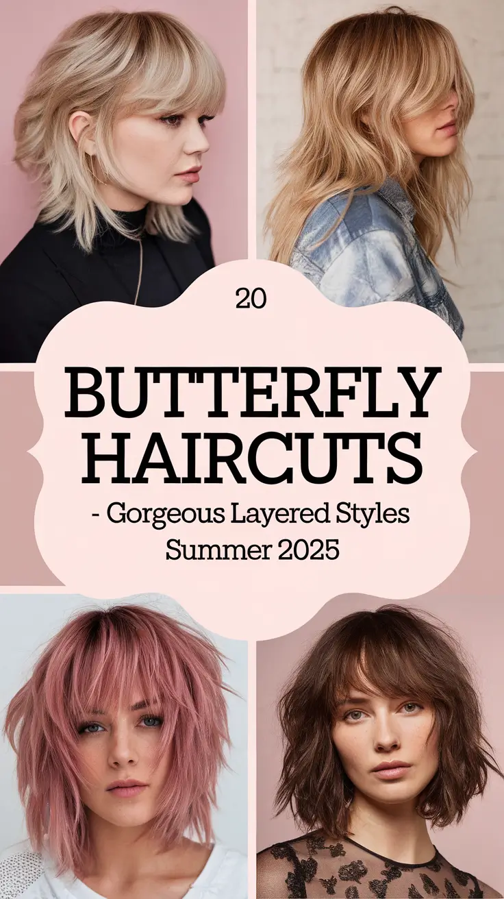 Butterfly Haircuts – Gorgeous Layered Styles to Try This Summer 2025