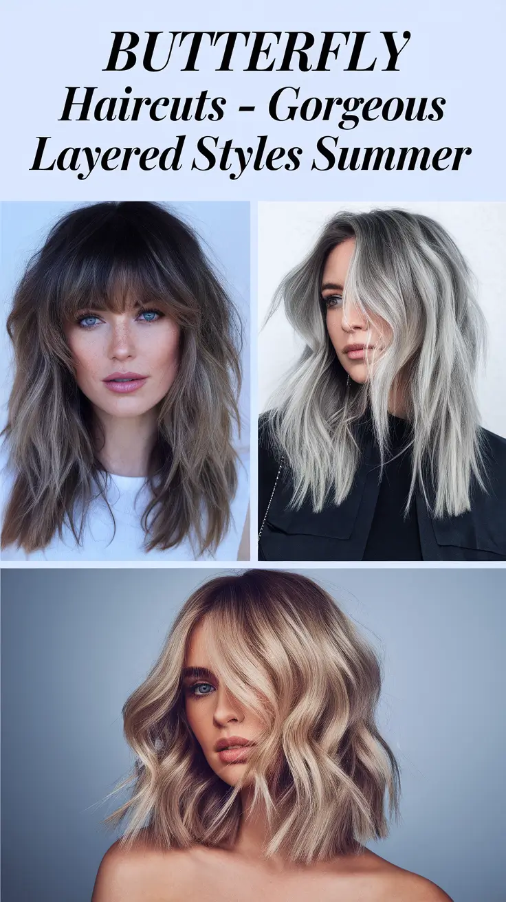 Butterfly Haircuts – Gorgeous Layered Styles to Try This Summer 2025