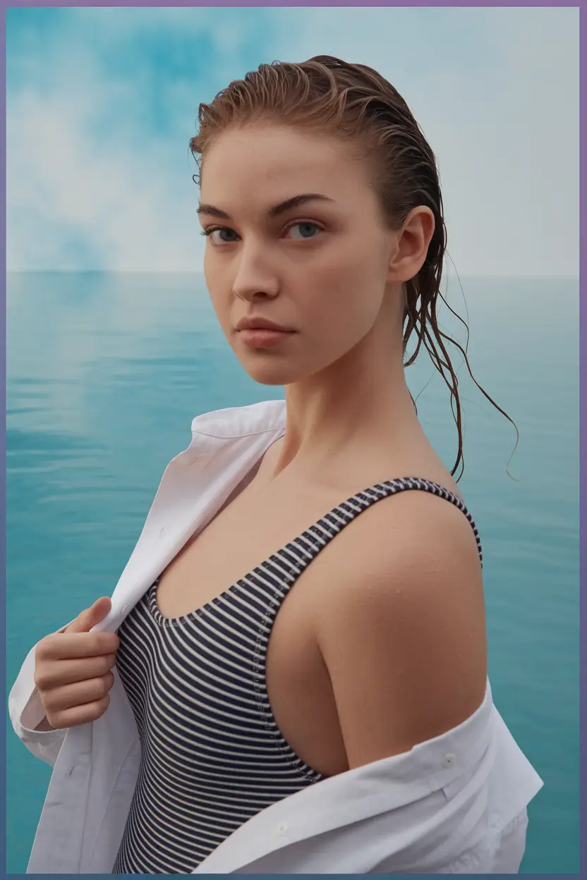 Easy Simpl Pool Day Hairstyles 2025+Slick-Back Drama: Wet Look Reimagined