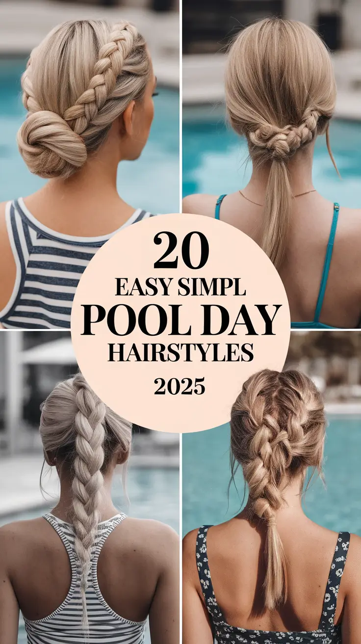 Easy Simpl Pool Day Hairstyles 2025 That Are Cute, Low-Effort & Ready for the Heat