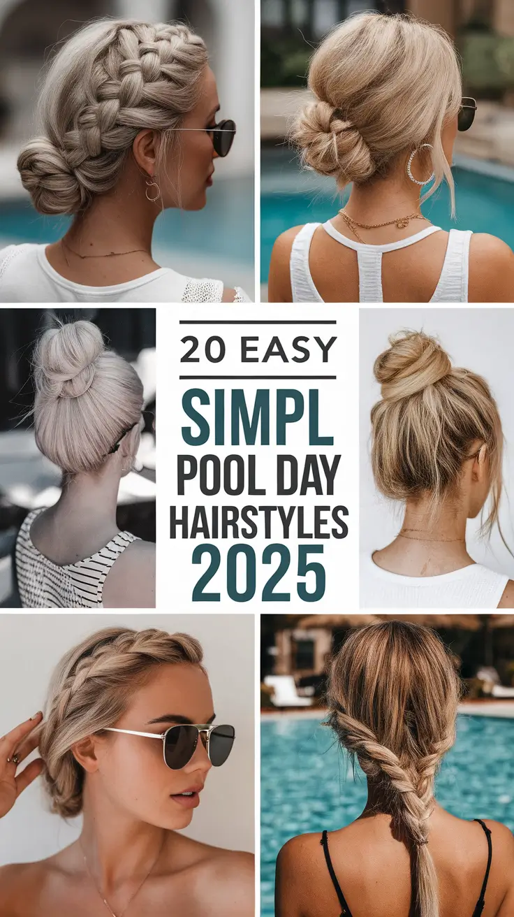 Easy Simpl Pool Day Hairstyles 2025 That Are Cute, Low-Effort & Ready for the Heat