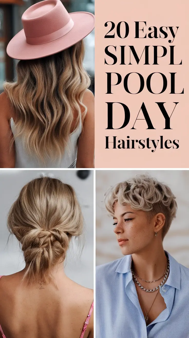 Easy Simpl Pool Day Hairstyles 2025 That Are Cute, Low-Effort & Ready for the Heat