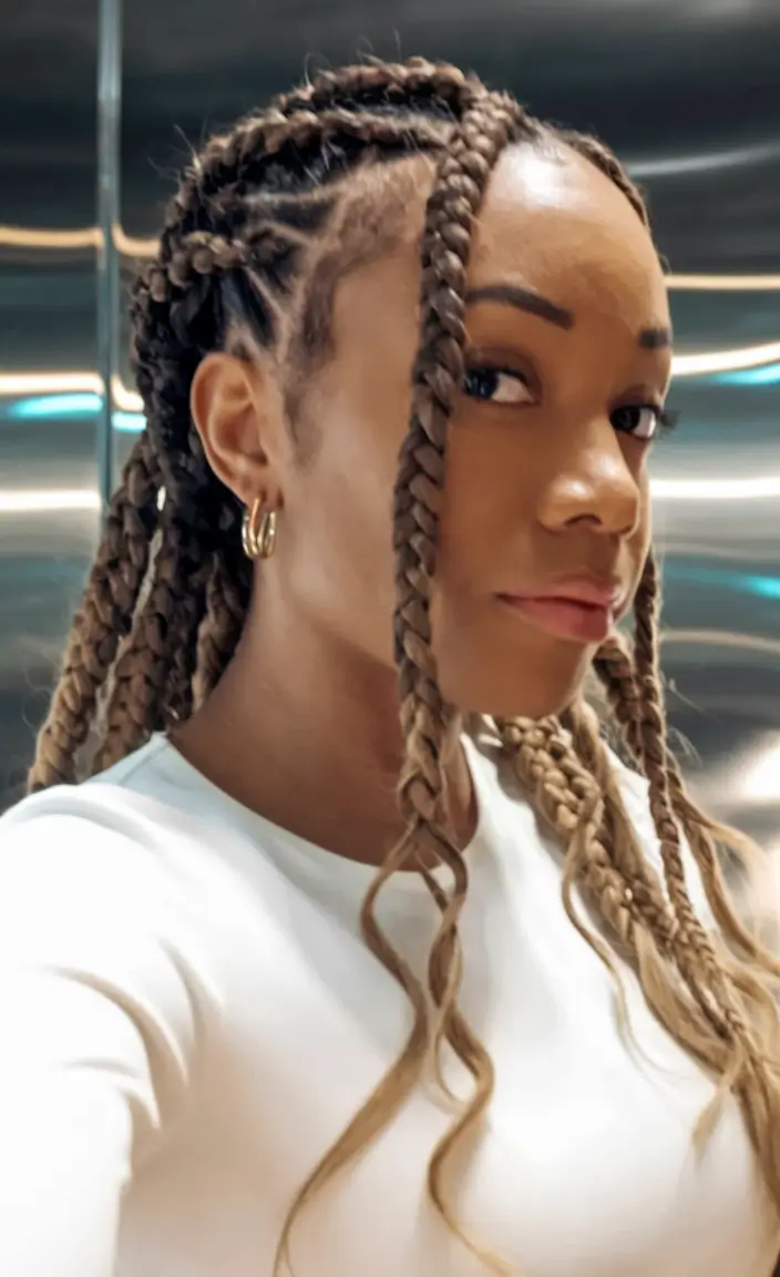 summer braid ideas black women+Loose Braids with Curly Ends