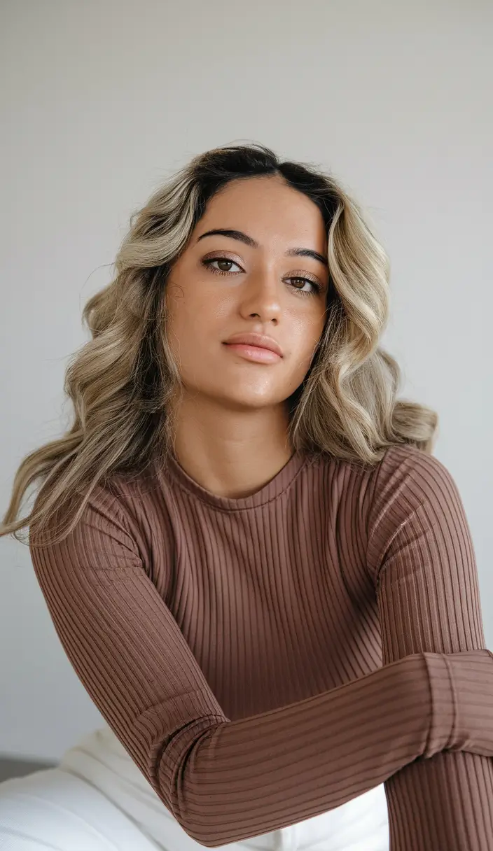 easy summer hairstyles 2025 Wavy Blonde Balayage for Medium Length Hair