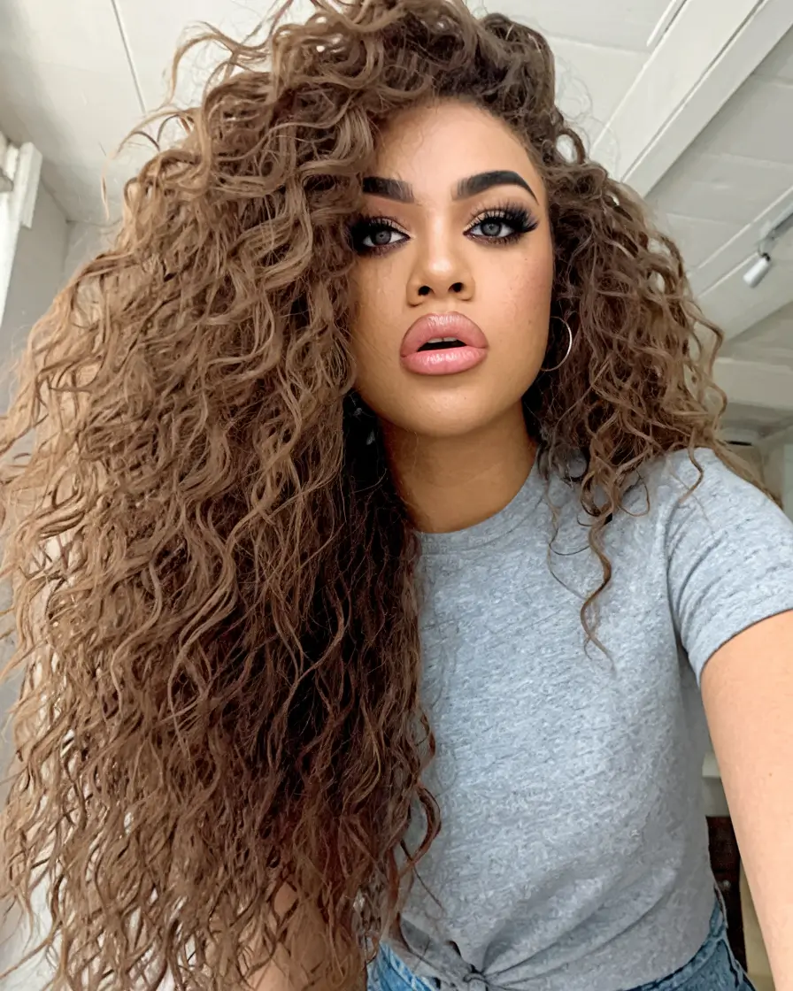 easy summer hairstyles 2025 Big, Voluminous Curls