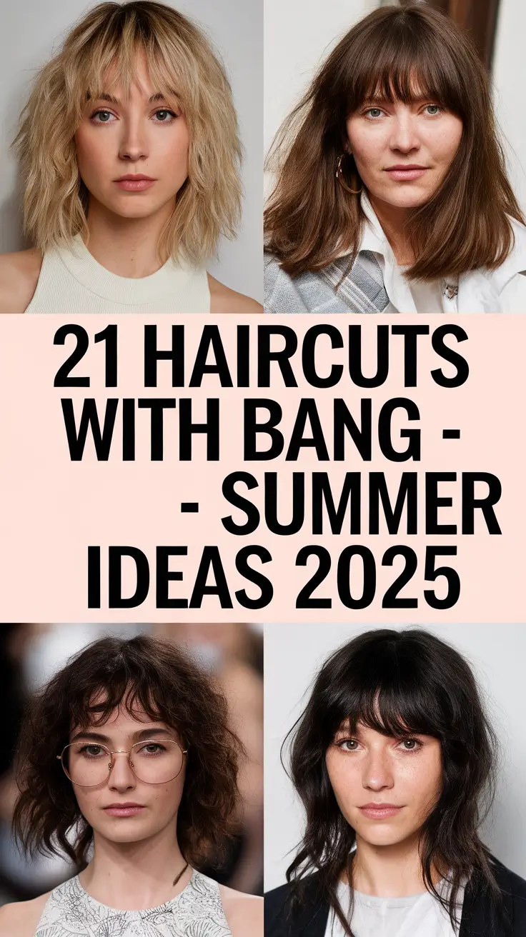 Top Haircuts with Bangs – Trendy Summer Ideas 2025