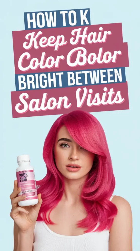 How to Keep Hair Color Bright Between Salon Visits