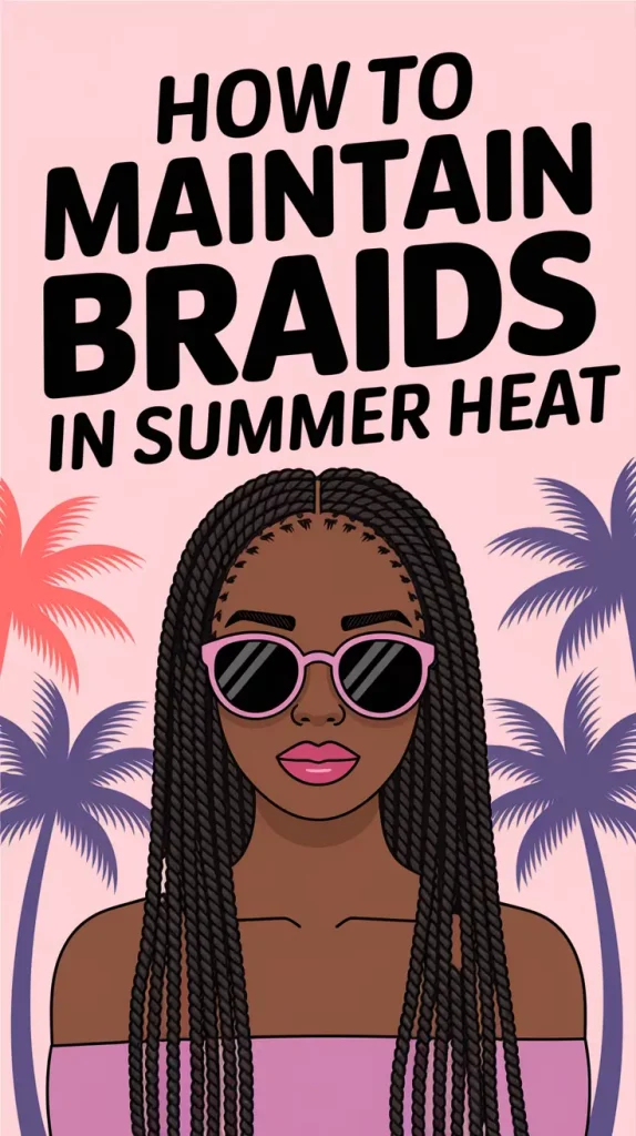 How to Maintain Braids in Summer Heat Without the Frizz