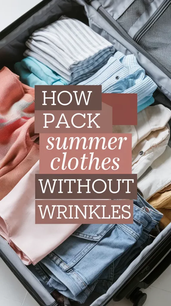 How to Pack Summer Clothes Without Wrinkles in 2025