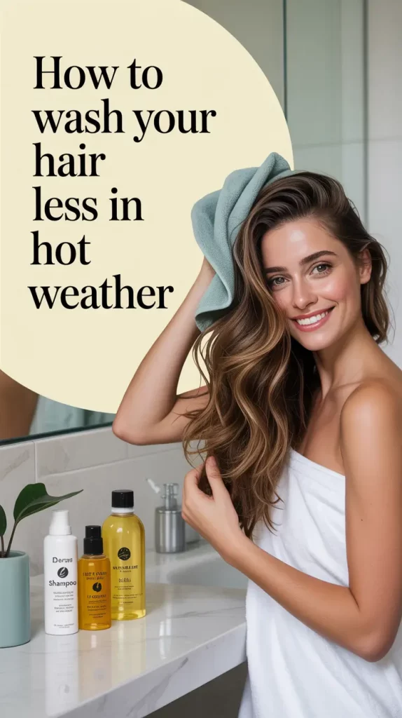 How to Wash Your Hair Less in Hot Weather Without Looking Greasy