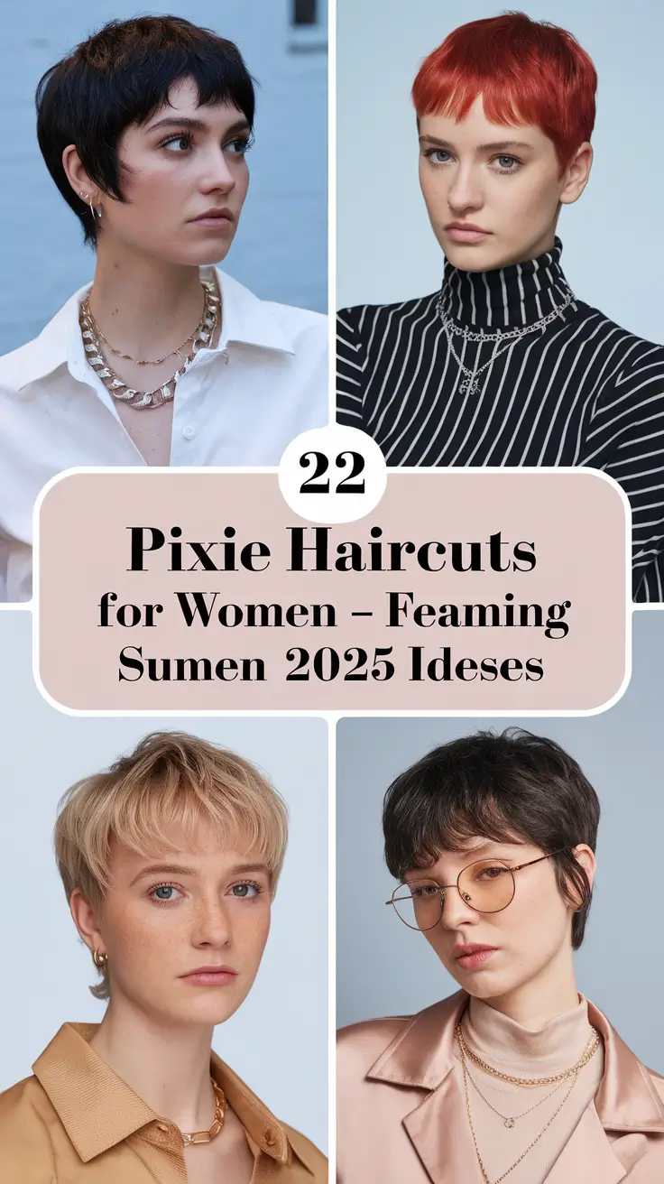 Pixie Haircuts for Women – Feminine Summer 2025 Ideas to Inspire Your Next Look