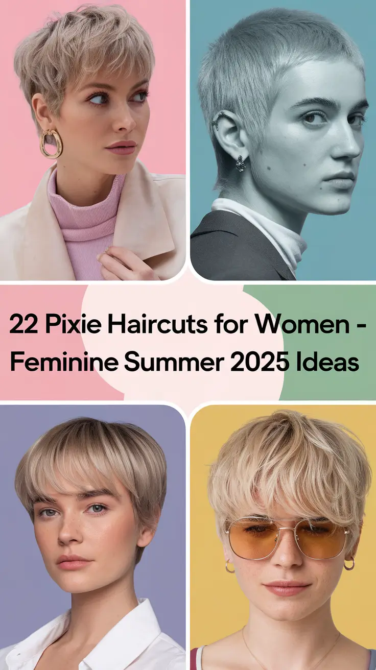 Pixie Haircuts for Women – Feminine Summer 2025 Ideas to Inspire Your Next Look