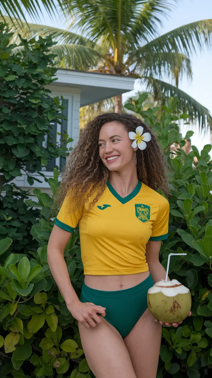 summer hairstyles for black women swimming Soft Frizz-Free Curls with a Tropical Twist