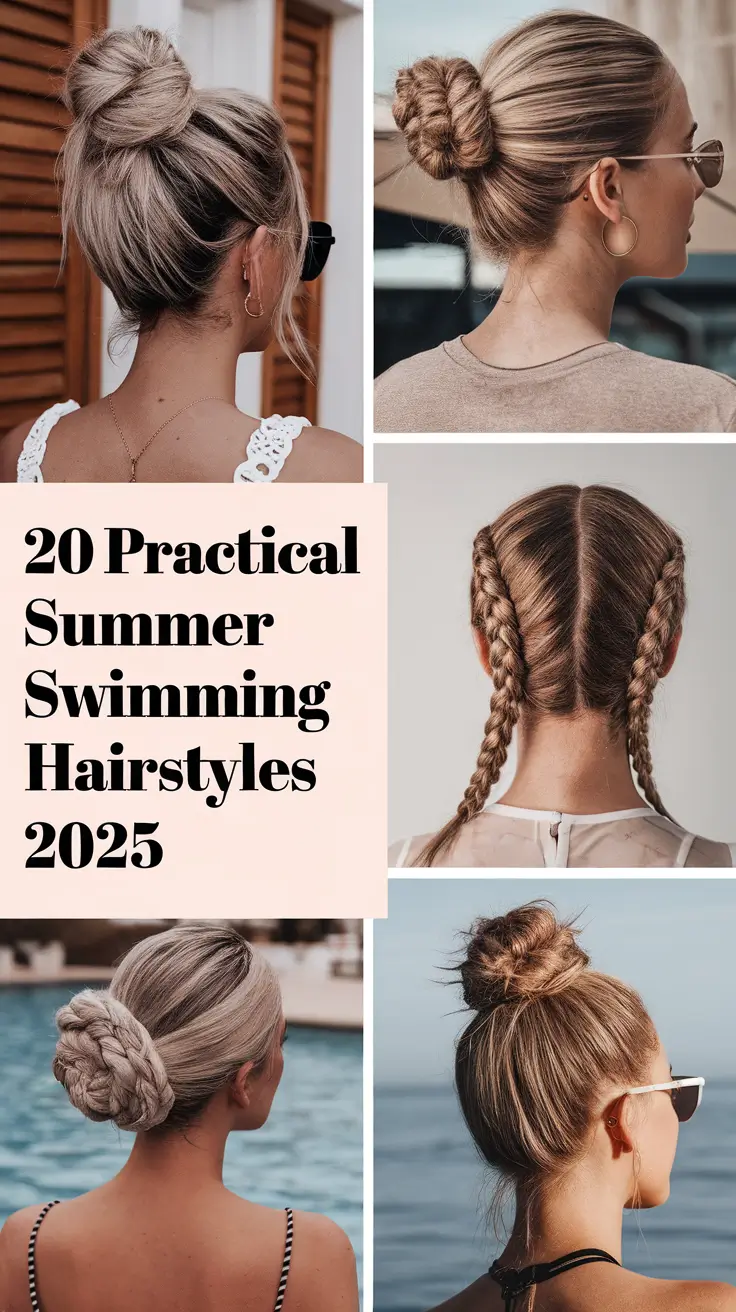 Practical Summer Swimming Hairstyles 2025 That Will Survive Every Wave
