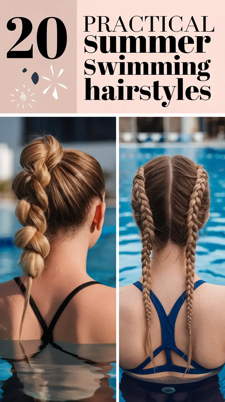 Practical Summer Swimming Hairstyles 2025 That Will Survive Every Wave