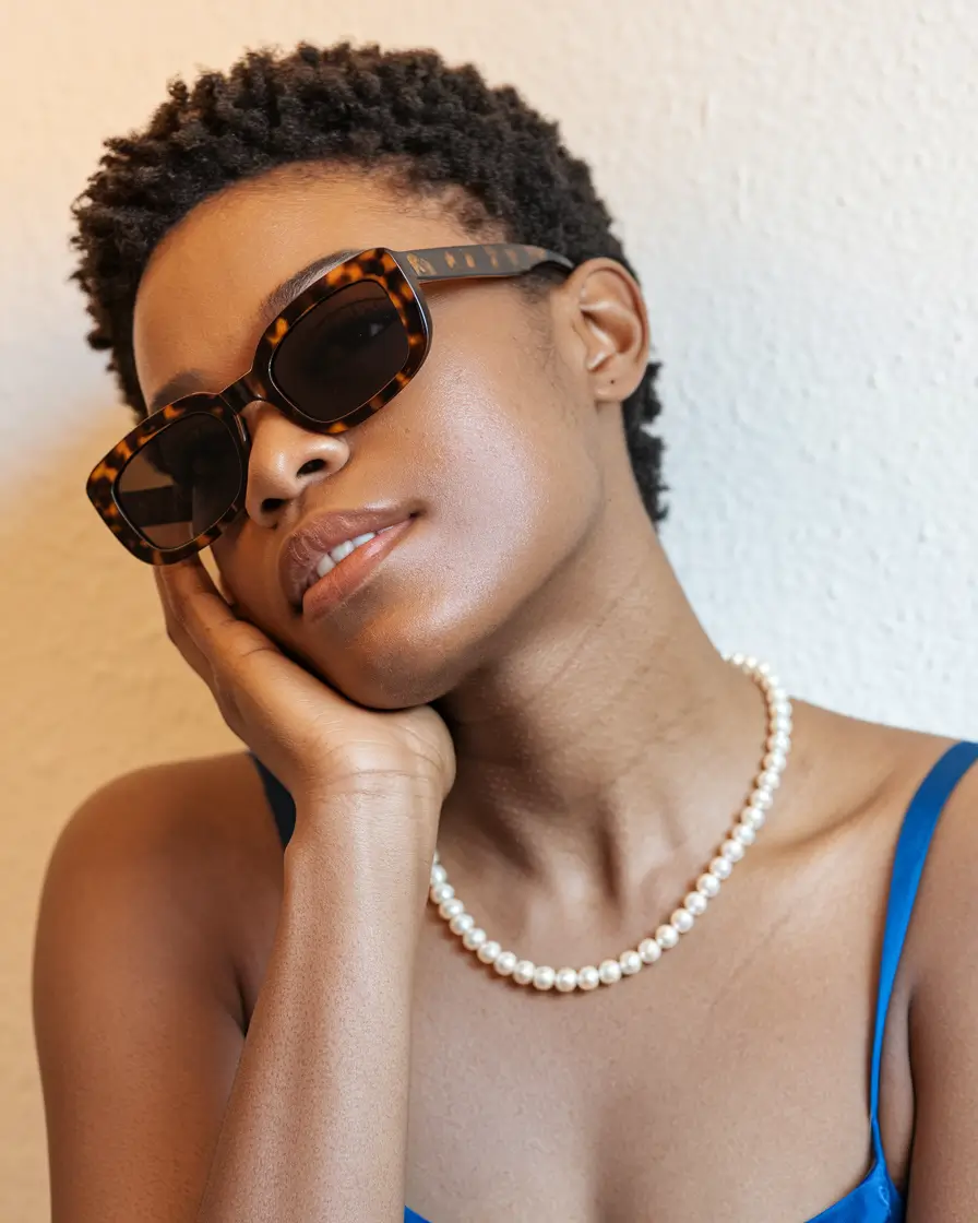 black women summer hairstyles short bobs+Tapered Natural Curls with Defined Texture