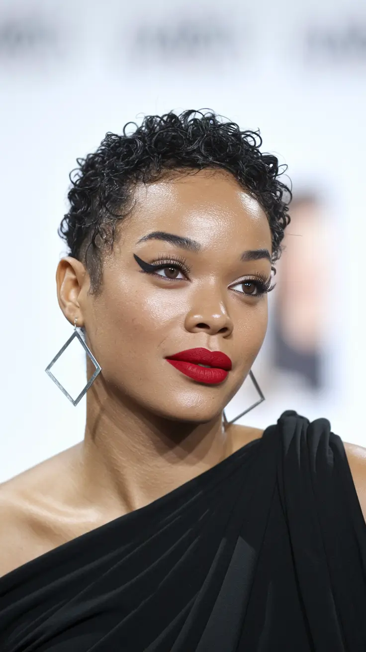 black women summer hairstyles short bobs+Fresh and Edgy Pixie Curls for Hot Days