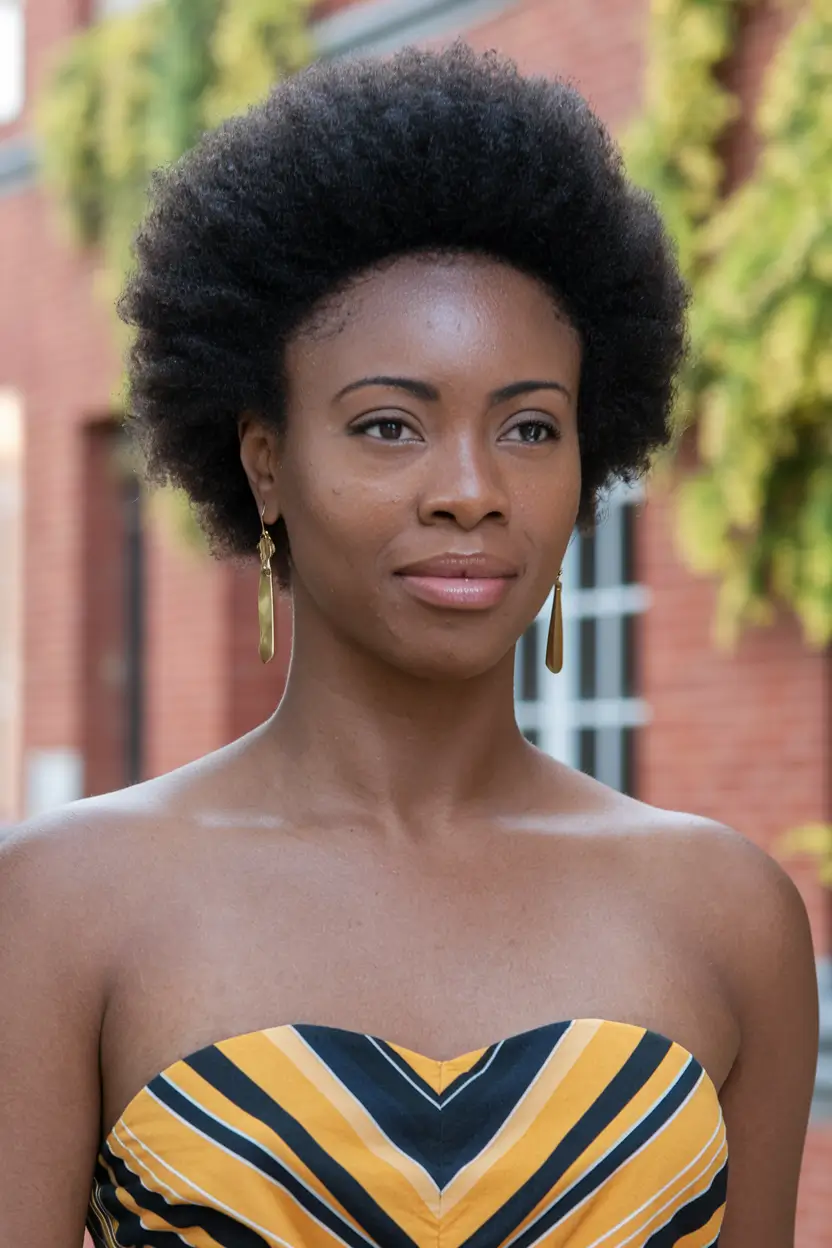 summer hairstyles for black women Voluminous Natural Fro