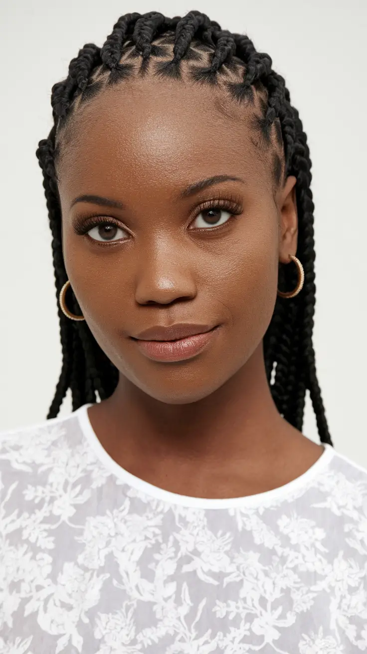 black women summer hairstyles braids Protective Rope Twists