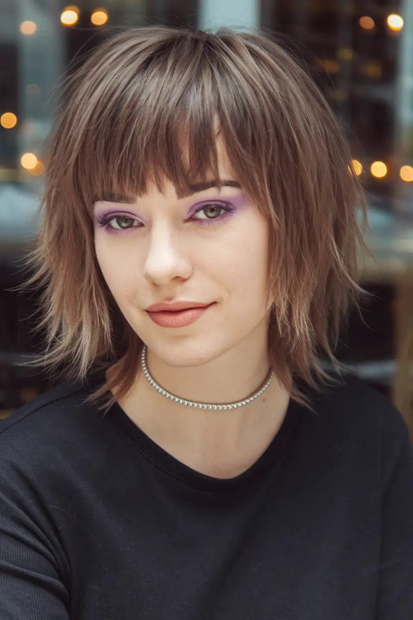 shaggy haircuts short The Soft 90s-Inspired Textured Shag