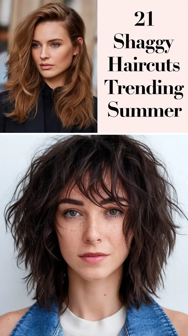 Shaggy Haircuts Trending Summer 2025: Bold Cuts and Soft Layers for Every Mood
