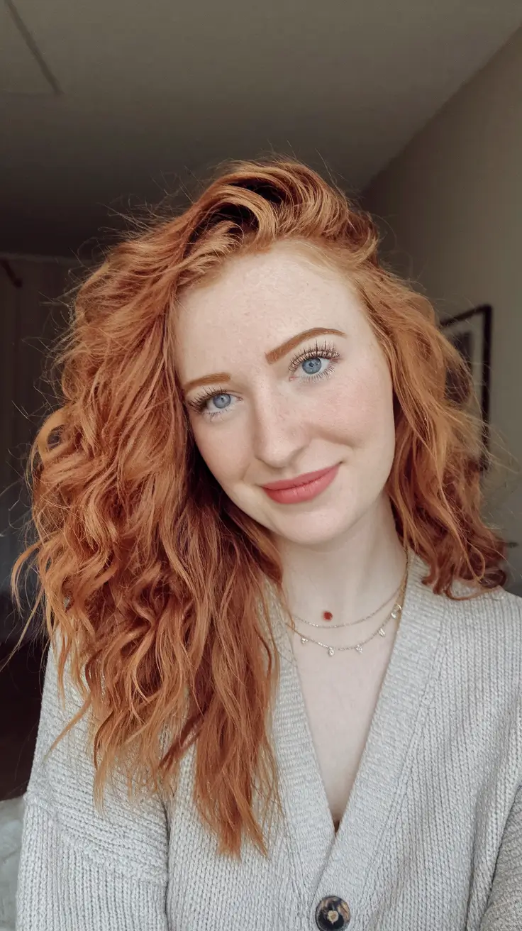 Short & Chic: Summer Hairstyles - Textured Red Waves